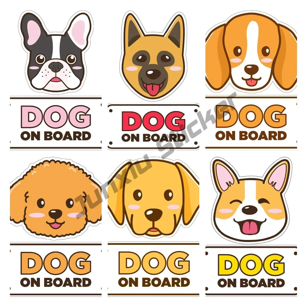 Laptop Accessories Online - Hund an Bord Auto Aufkleber Stoßstange