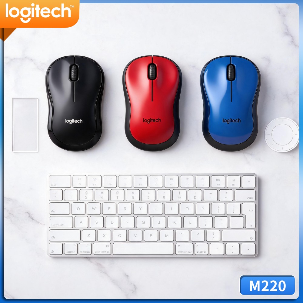 Laptop Accessories Officeworks - Logitech M220 Kabellose Silent-Maus, 10 m