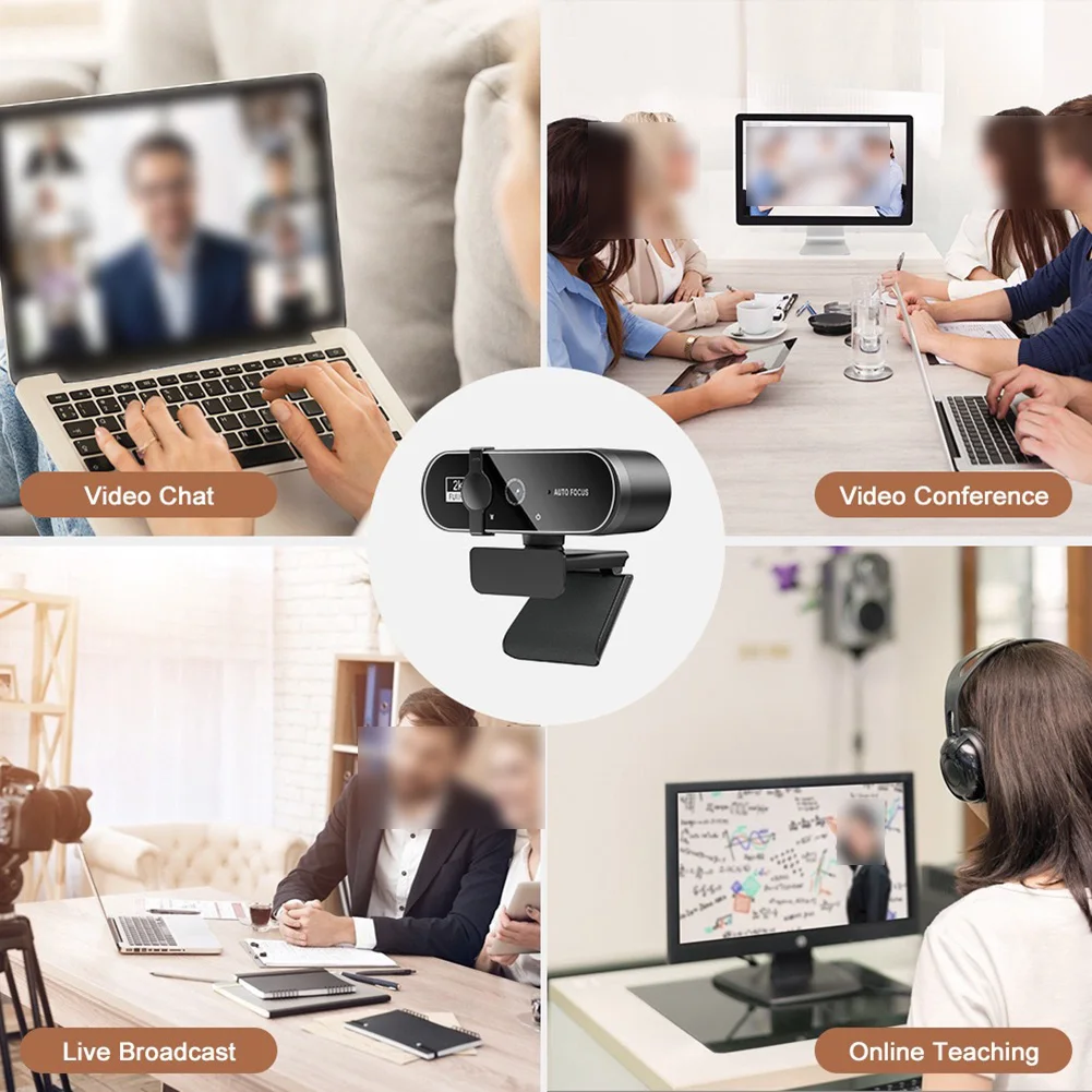 Laptop Accessories Online - 4K HD-Webcam für Online-Kurse, Meetings und