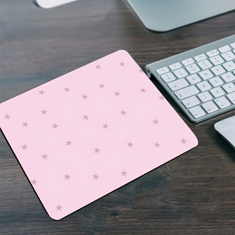Rosa Stern-Mauspad, rutschfest – Laptop Accessories Pink Bewertung und Preis