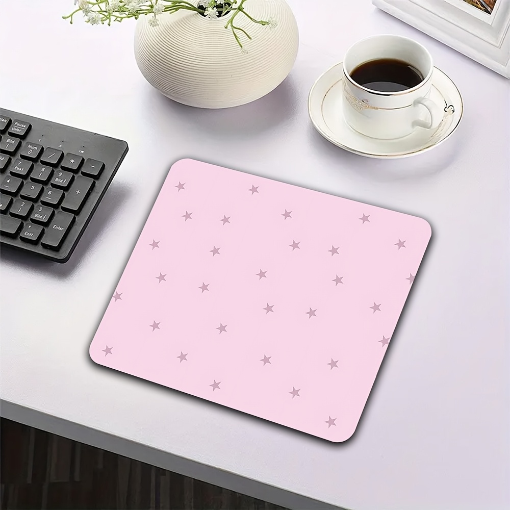 Rosa Stern-Mauspad, rutschfest – Laptop Accessories Pink Bewertung und Preis