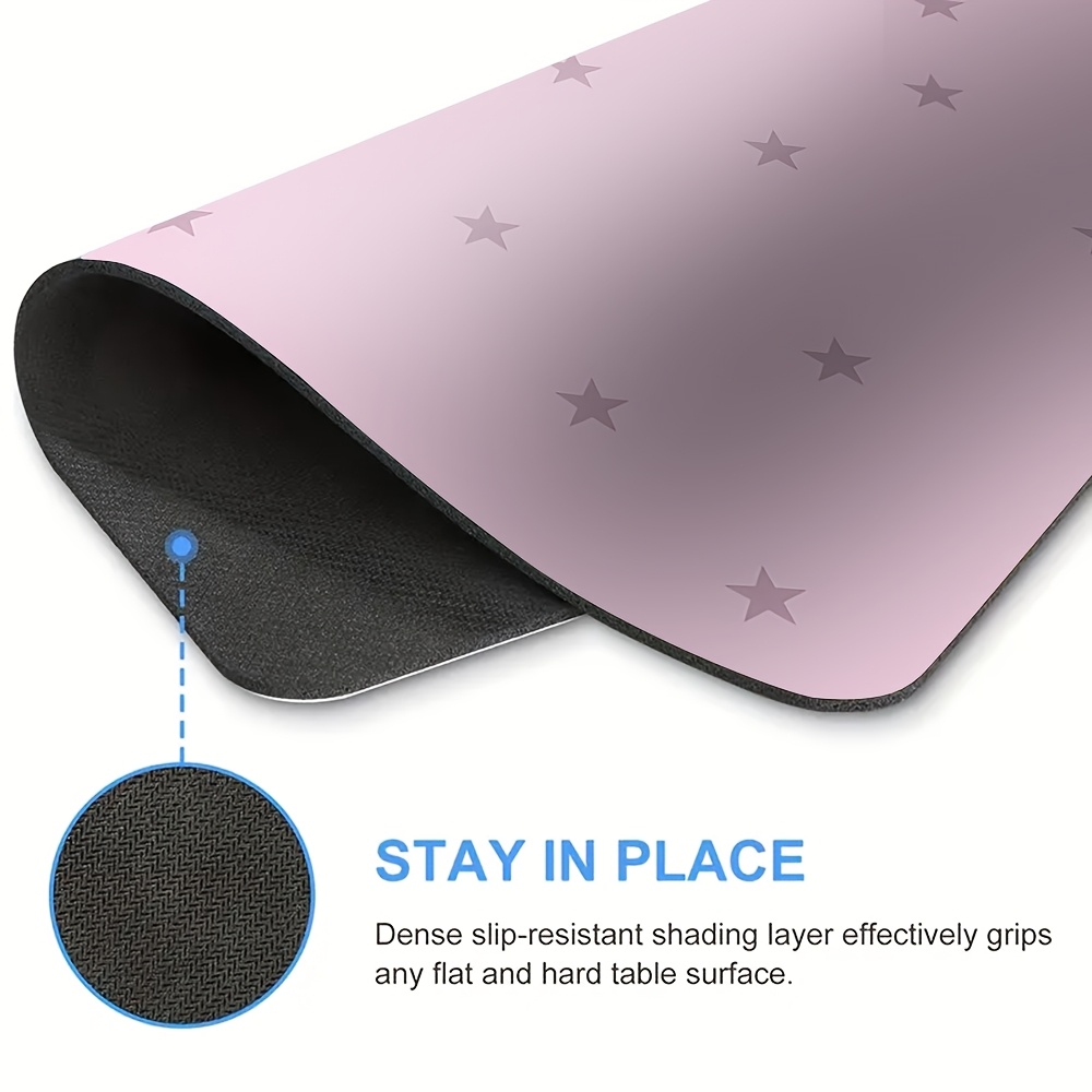 Rosa Stern-Mauspad, rutschfest – Laptop Accessories Pink Bewertung und Preis