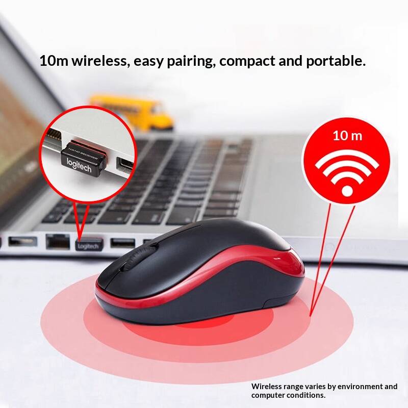 Logitech M185 Kabellose Maus P – Laptop Accessories Officeworks Bewertung und Preis