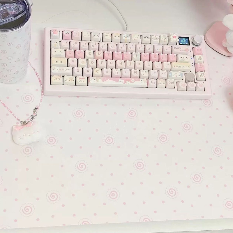 Niedliches rosa gepunktetes PU – Laptop Accessories Pink Bewertung und Preis