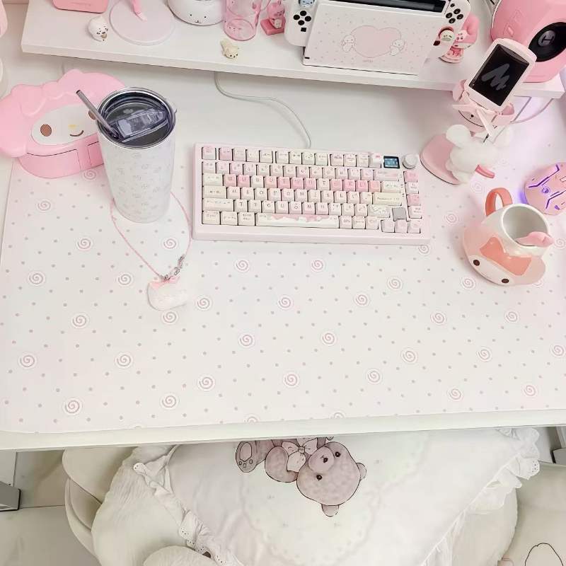 Niedliches rosa gepunktetes PU – Laptop Accessories Pink Bewertung und Preis