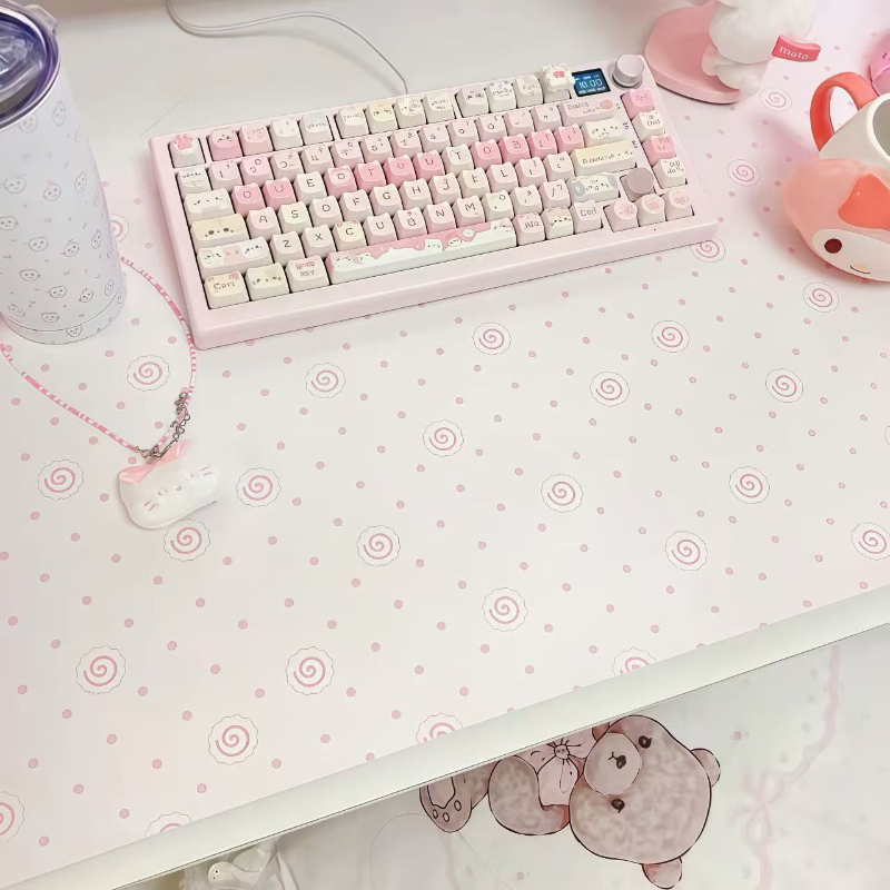 Niedliches rosa gepunktetes PU – Laptop Accessories Pink Bewertung und Preis