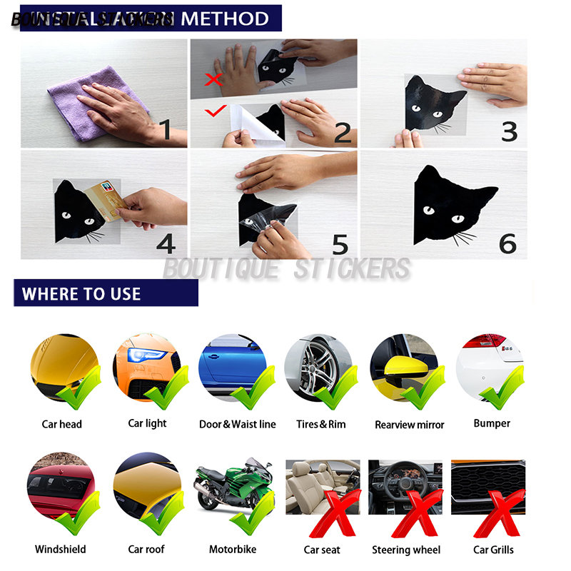 Lustiger rosa Katzen-Autoaufkl – Laptop Accessories Pink Bewertung und Preis